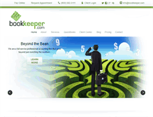 Tablet Screenshot of bookkeeper.com